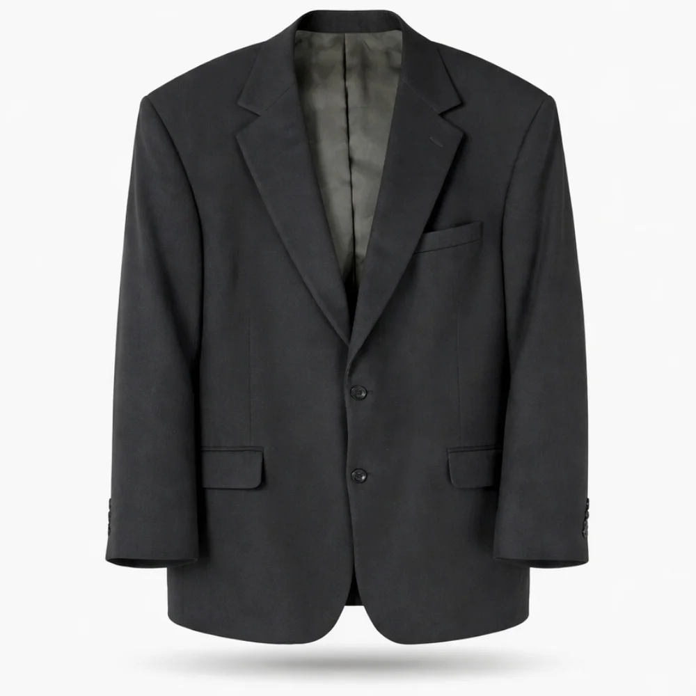 Jos A Bank‎ Cashmere Gordon Blazer 44L Dark Green Sport Coat Gentleman Academia
